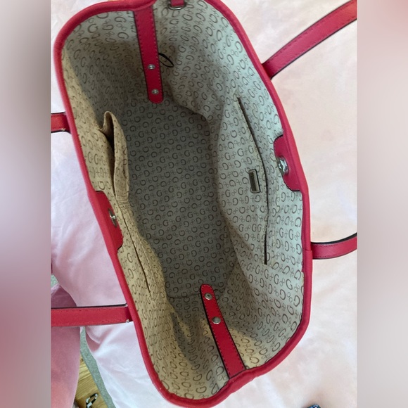 Deadstock Guess dark pink shoulder bag - Picture 4 of 11